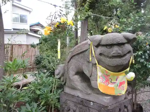 菊田神社の狛犬