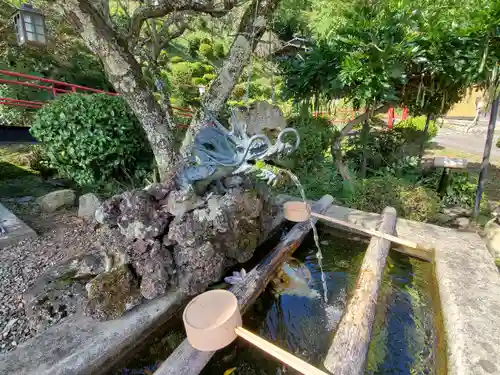 曹洞宗 永松山 龍泉寺の手水