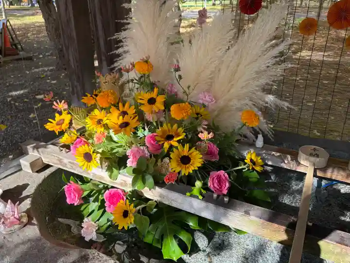 彌彦神社 (伊夜日子神社)の手水舎