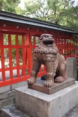 水鏡天満宮の狛犬