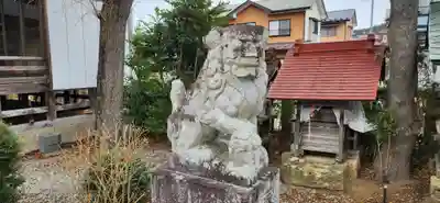 生出森八幡神社(里宮)の狛犬