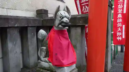 笠森稲荷神社の狛犬