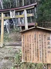 金田一温泉薬師神社の鳥居