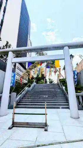 駒込妙義神社の鳥居