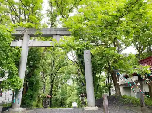 釧路一之宮 厳島神社の鳥居