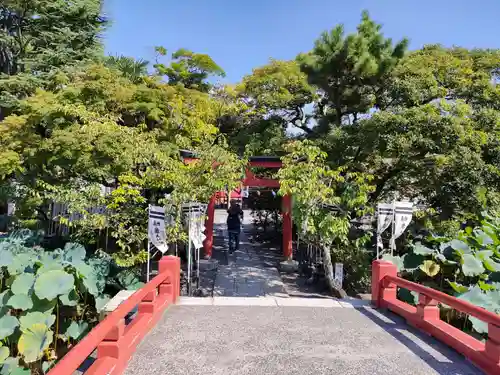 旗上弁財天社の鳥居