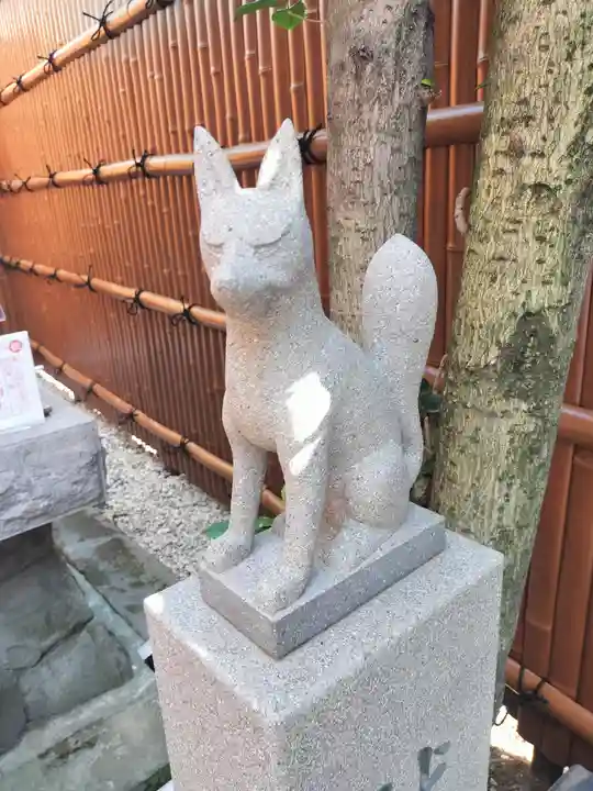 代沢稲荷の狛犬