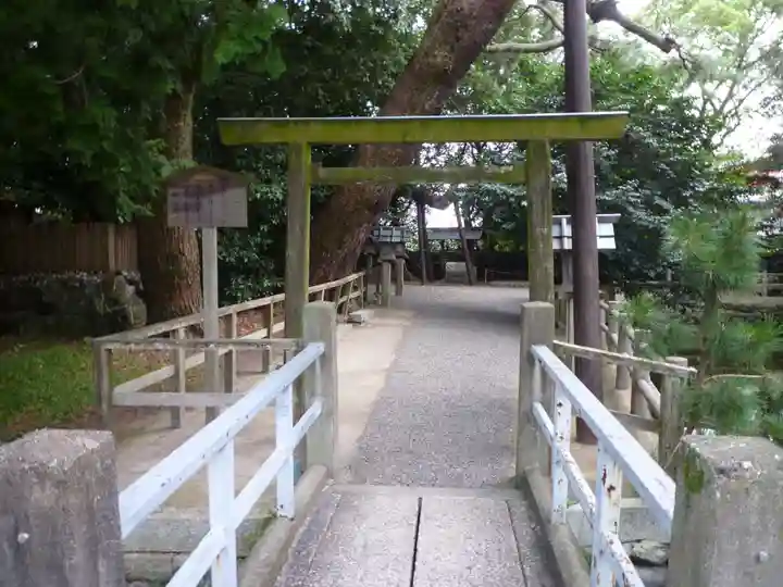 御食神社(豊受大神宮摂社)の鳥居