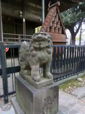 鬼子母神堂 (法明寺)の狛犬