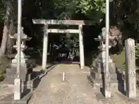 神明白山社相殿(杁下)の鳥居