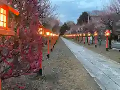 朝日森天満宮の景色