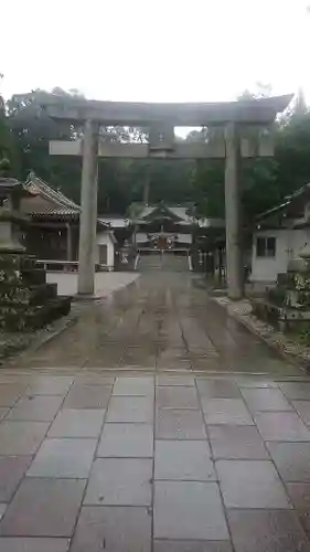 西寒多神社の鳥居