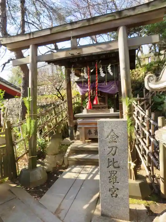 市谷亀岡八幡宮の末社・摂社