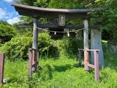 諏訪神社(真田本城跡)の鳥居