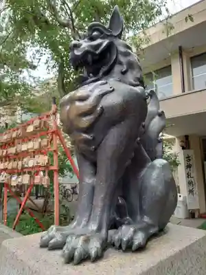 稲毛神社の狛犬