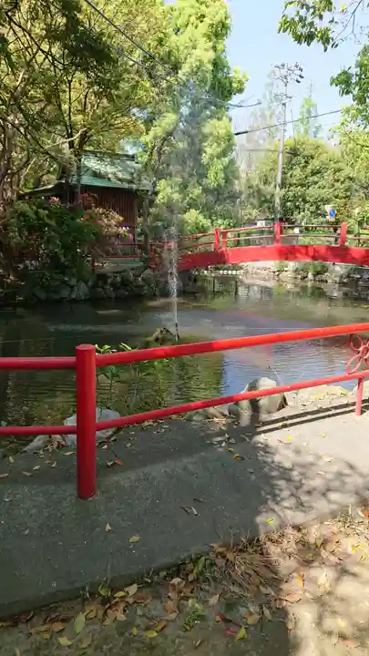 蒲神明宮の庭園