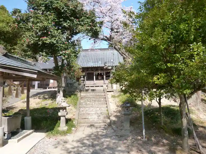 櫻田山神社の手水舎