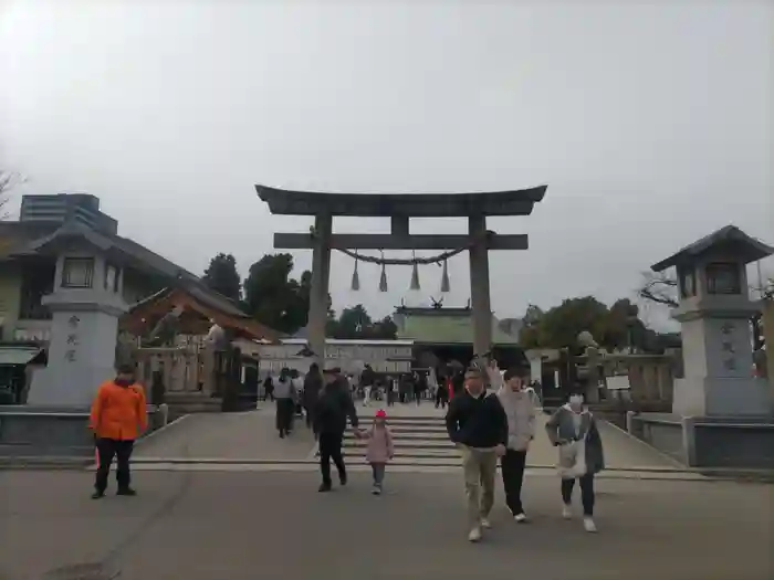 生國魂神社の鳥居