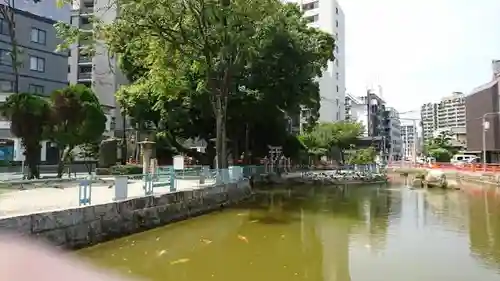 天津神社の庭園