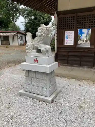 征矢神社の狛犬