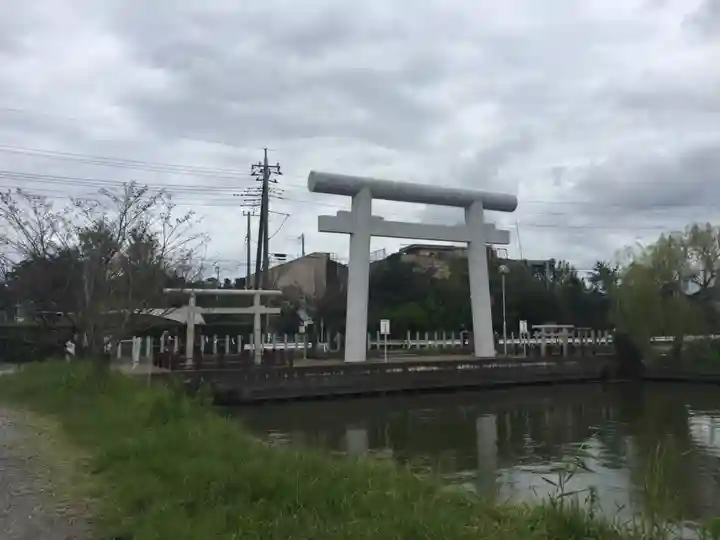 息栖神社の鳥居