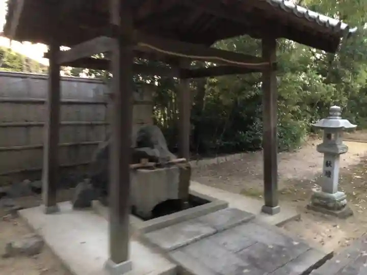 石田神社の手水舎