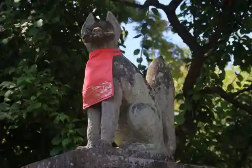 開成山大神宮の狛犬