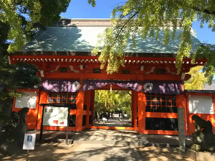 葛飾八幡宮の山門・神門