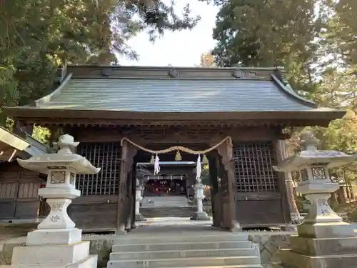 河口浅間神社の山門・神門