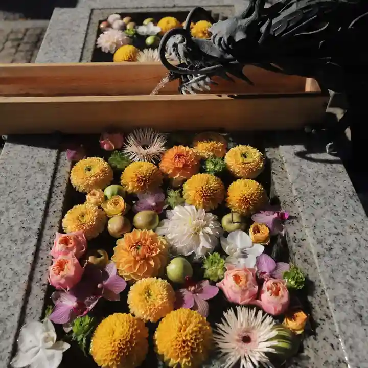 川越八幡宮の手水舎