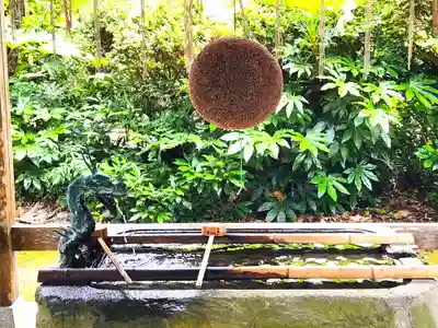 佐地神社の手水舎