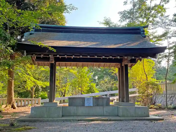茨城縣護國神社の手水舎