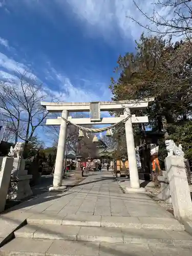 鎮守氷川神社の鳥居