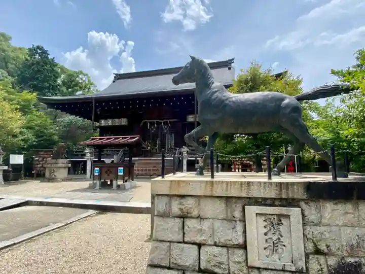 京都乃木神社の狛犬