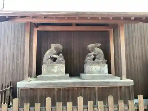 調神社の狛犬