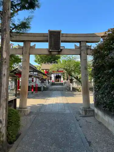 元郷氷川神社の鳥居