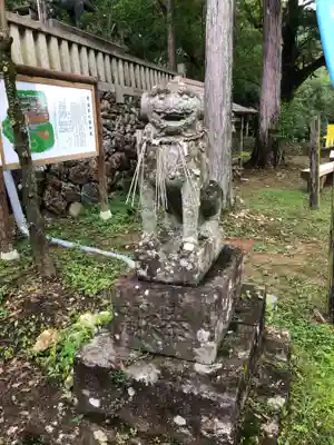坂本八幡神社の狛犬