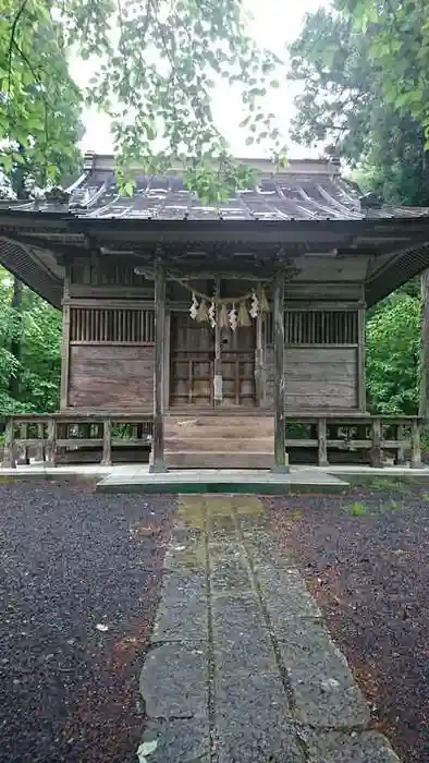 白山神社の本殿