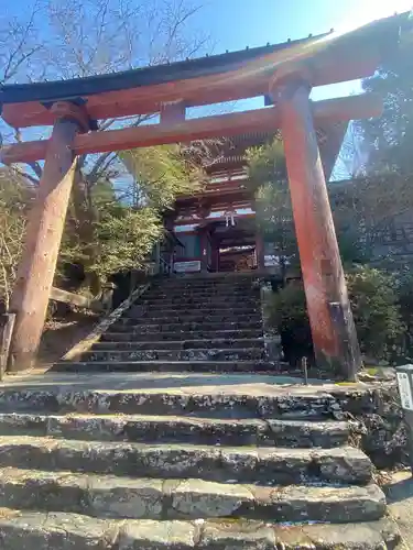 吉野水分神社の鳥居