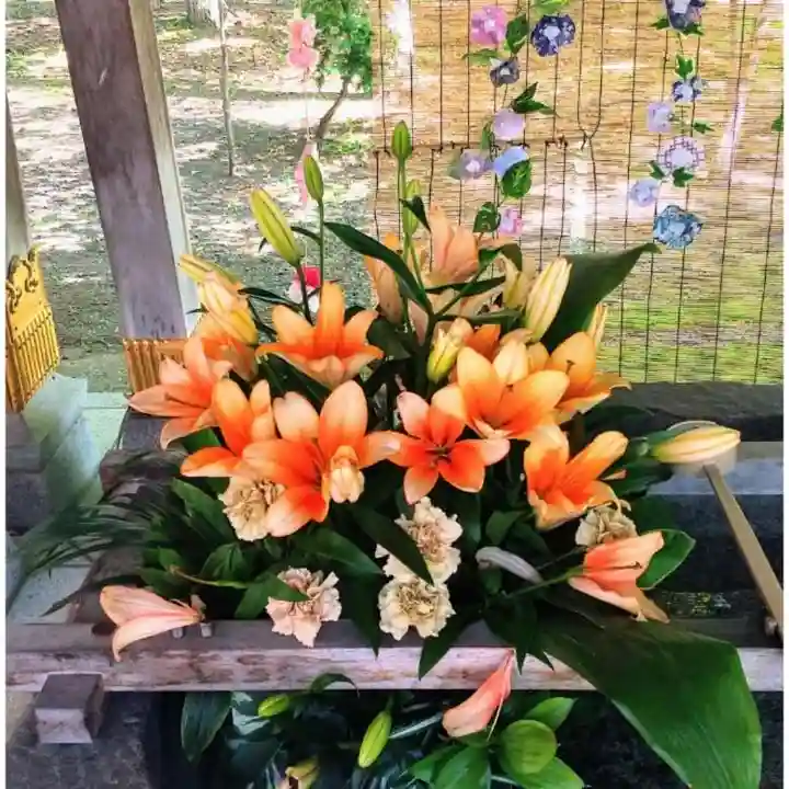 彌彦神社 (伊夜日子神社)の手水舎