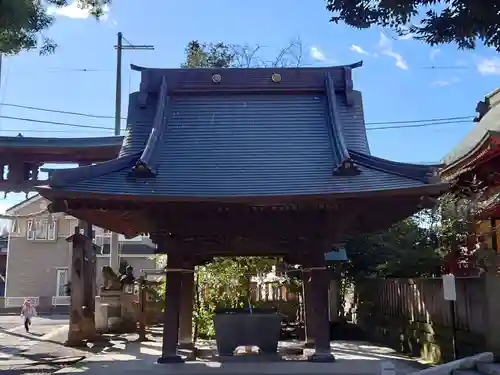 金鑚神社の手水