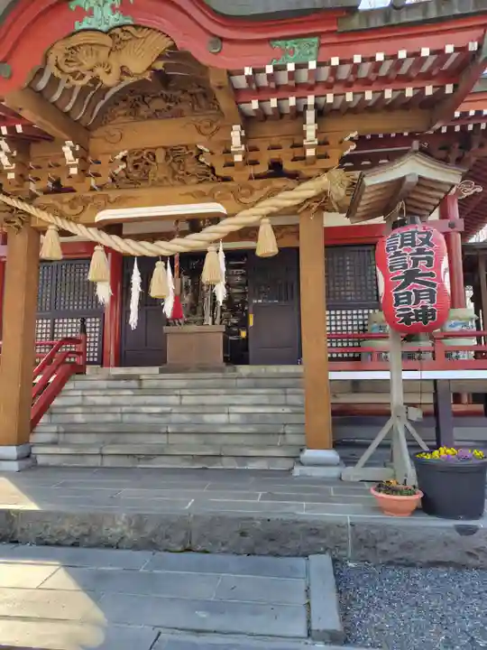 山中諏訪神社(山梨県)