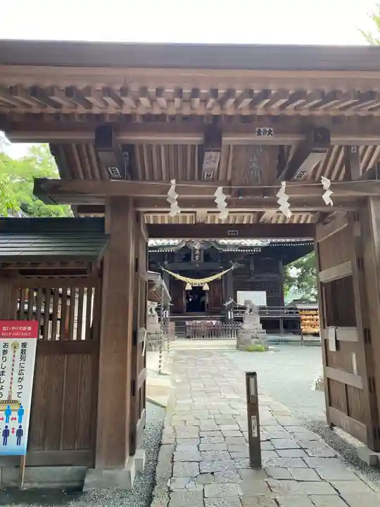 桐生天満宮の山門・神門