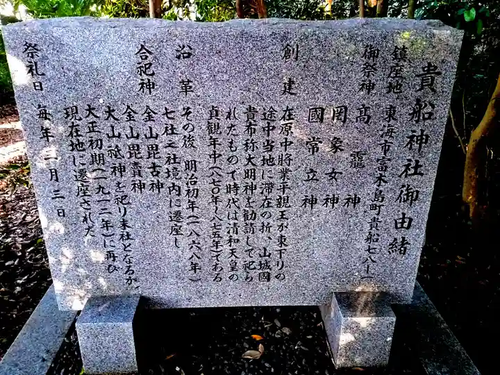 貴船神社の歴史