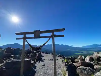 車山神社の鳥居