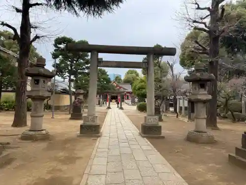 品川神社の鳥居