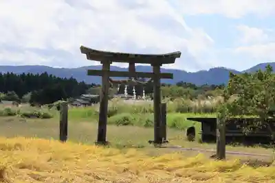庄野菅原神社の鳥居