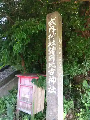 諸岡比古神社（東小室）(石川県)