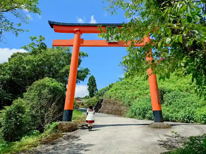 扇森稲荷神社の鳥居