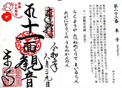 東寺（教王護国寺）の授与品その他